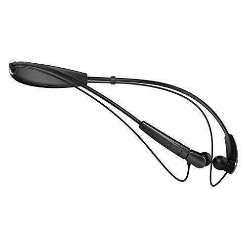 Cannice SC2101 W2 Bluetooth Kopfhörer In Ear | Kabellose 4.1 Sport Kopfhörer Stereo mit Nackenbügel | 10m Reichweite, Ultra leicht, wasserabweisend, schwarz